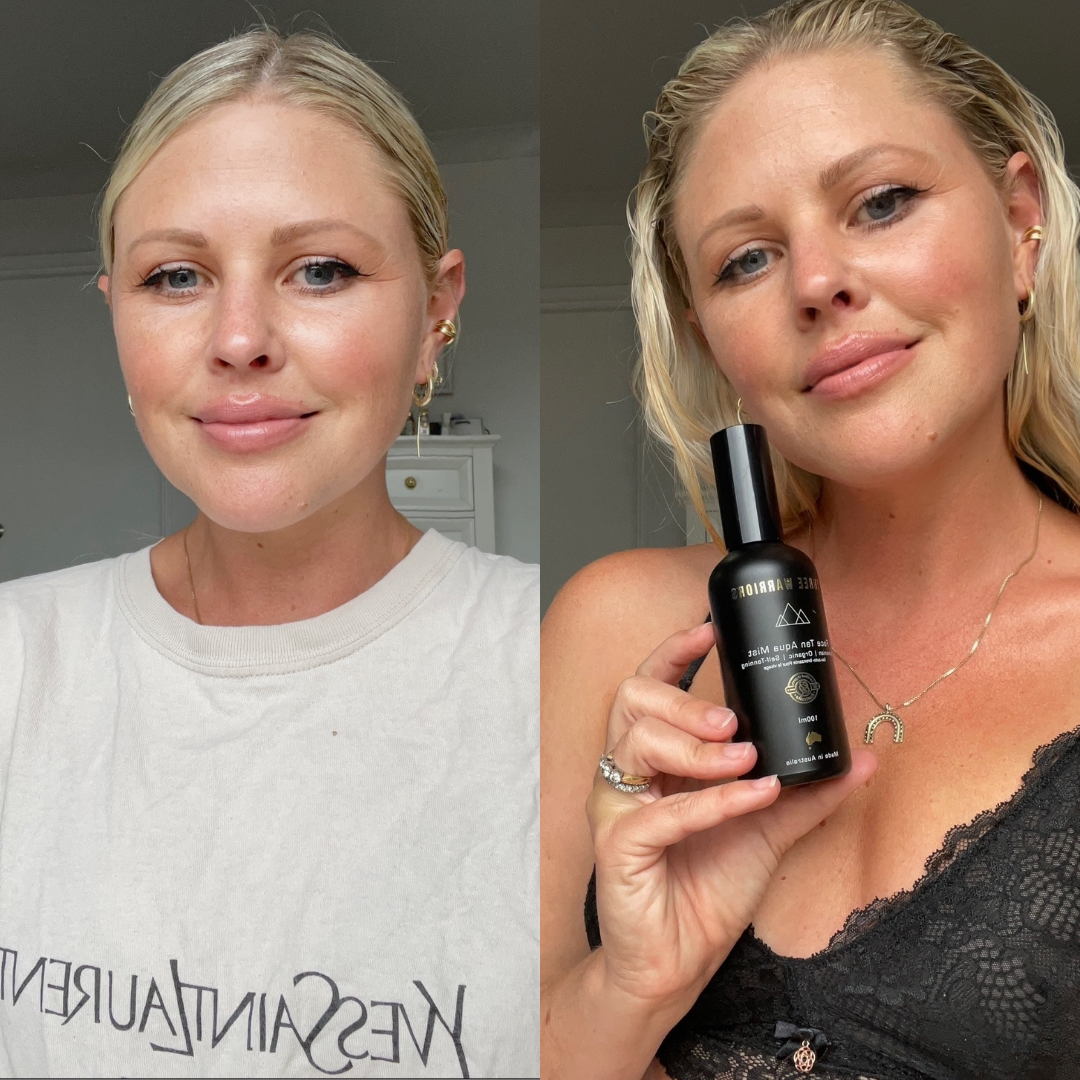 Face Tan Water | Three Warriors | Streak & Orange Free Organic Tan