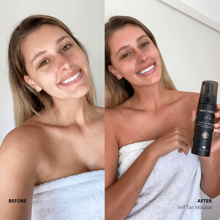 Self-Tan Mousse | Before & After
