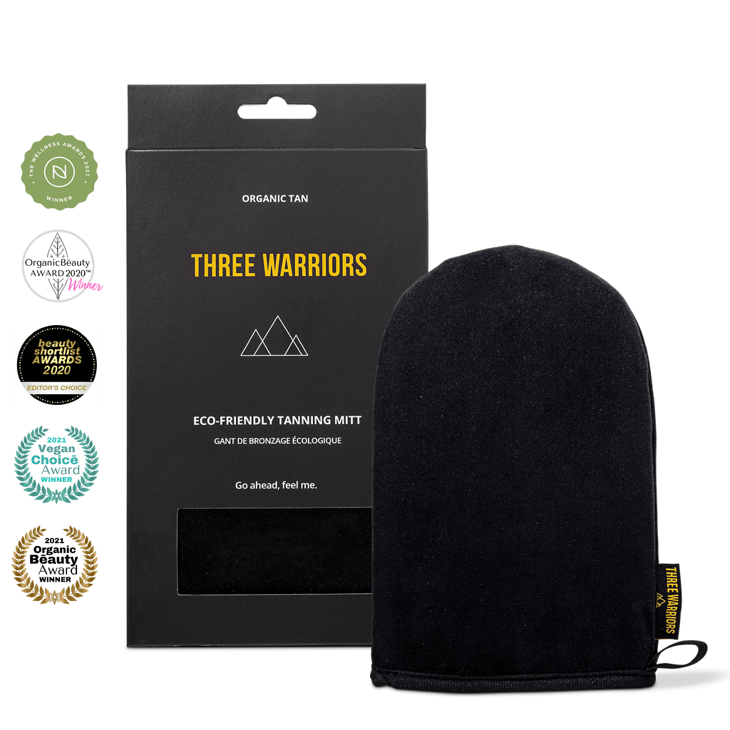 Eco-Friendly Tanning Mitt | Three Warriors | Streak & Orange Free Organic Tan